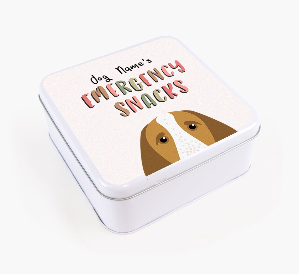 'Emergency Snacks' - Personalised Treat Tin for Your {breedFullName}