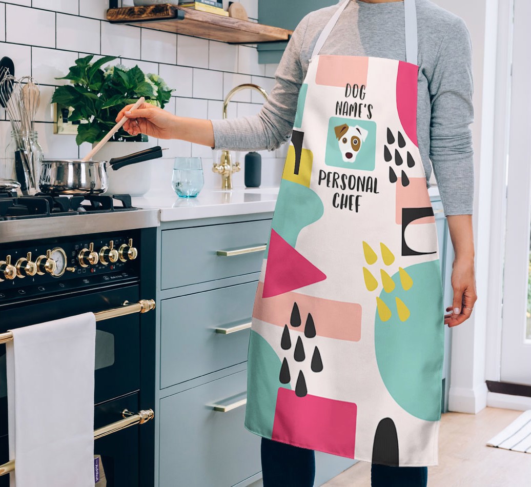 '{dogsName}'s Personal Chef' Adult Apron with {breedFullName} Icon