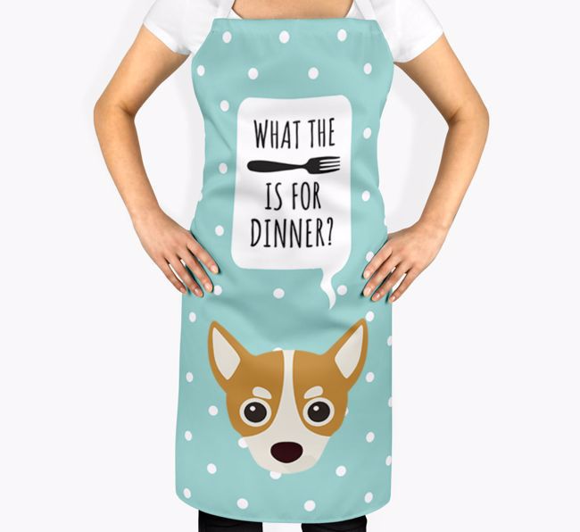 What's for dinner?: Adult Apron with {breedFullName} Icon