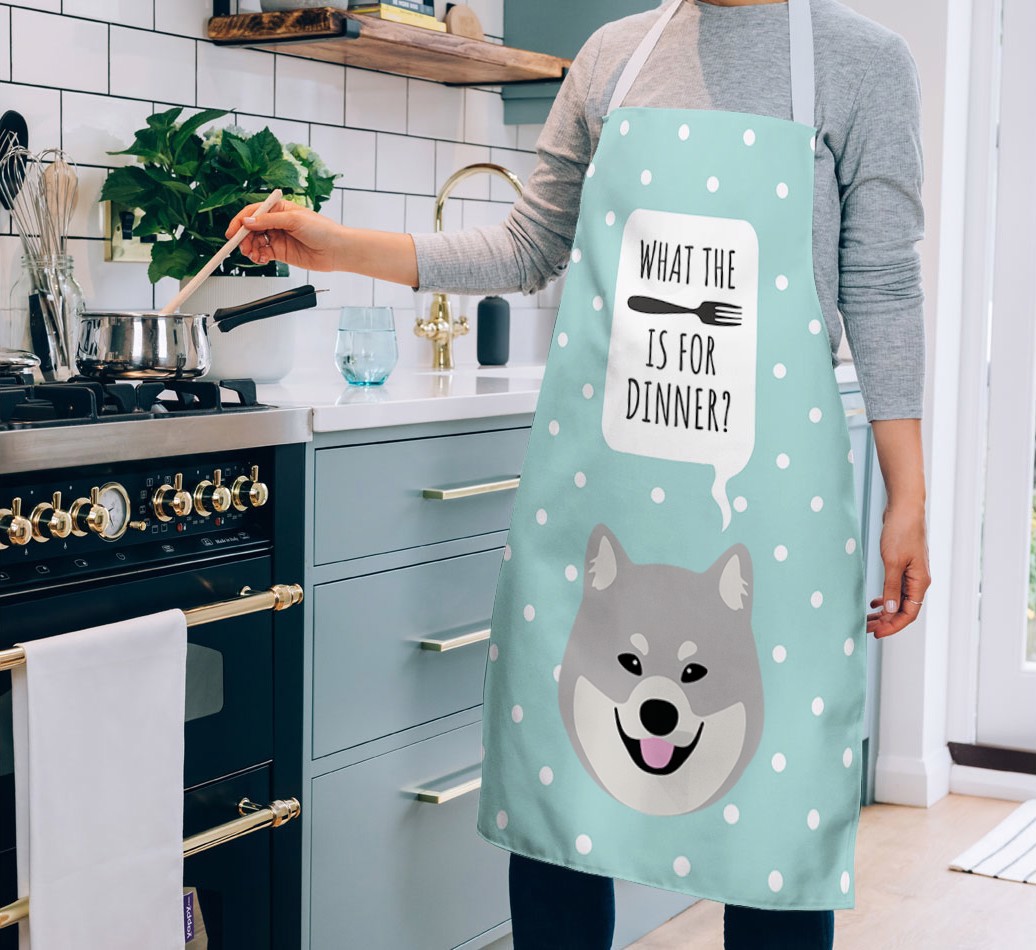 What's for Dinner: Personalised {breedFullName} Apron