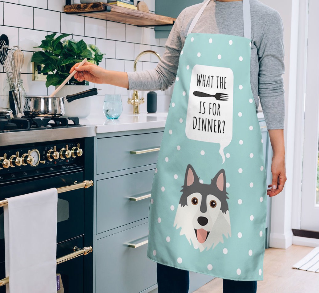 What's for Dinner: Personalised {breedFullName} Apron