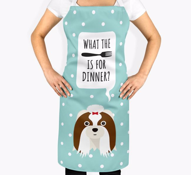 What's for Dinner: Personalized {breedFullName} Apron