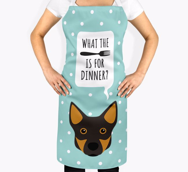 What's for Dinner: Personalized {breedFullName} Apron