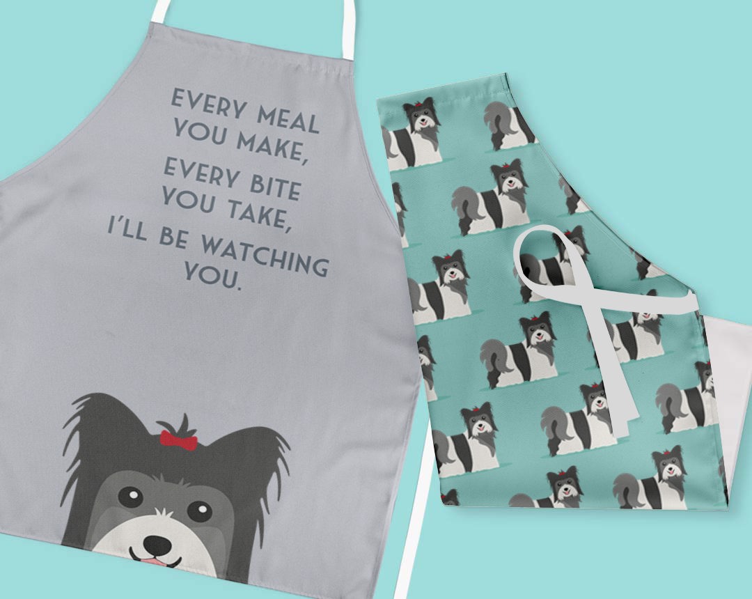 Two Personalized Aprons 