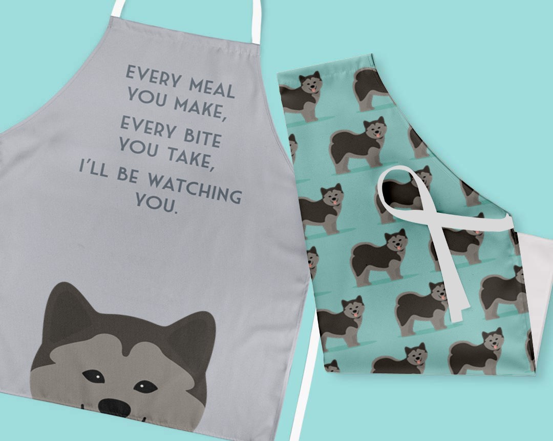 Two Personalized Aprons 