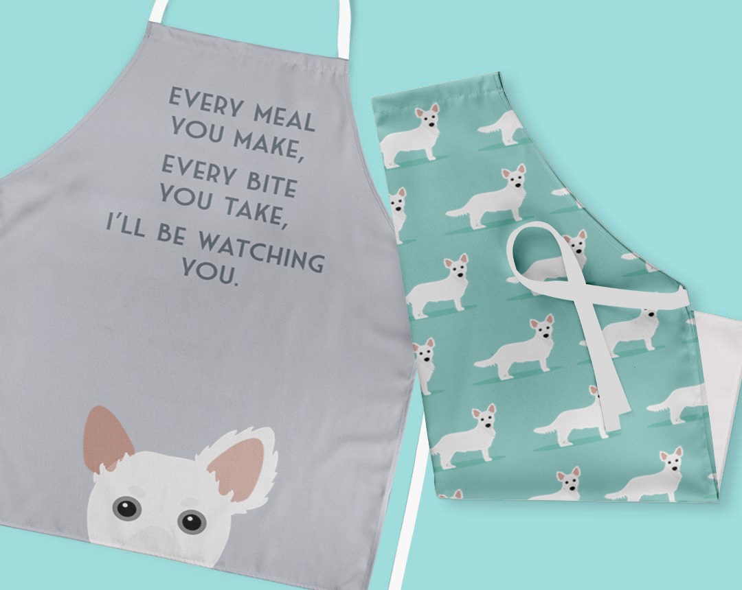 Two Personalized Aprons 