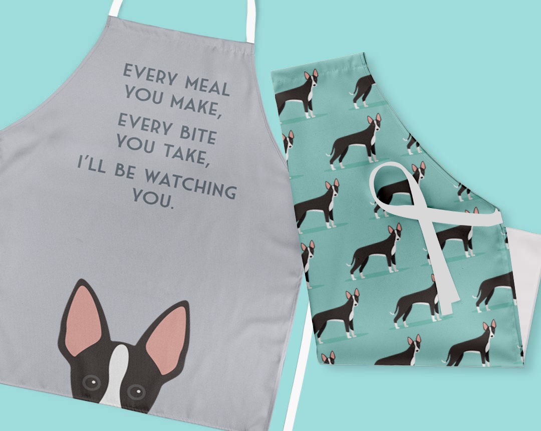 Two Personalized Aprons 