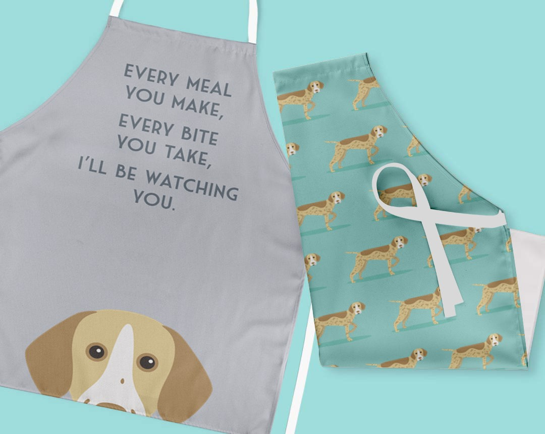 Two Personalized Aprons 