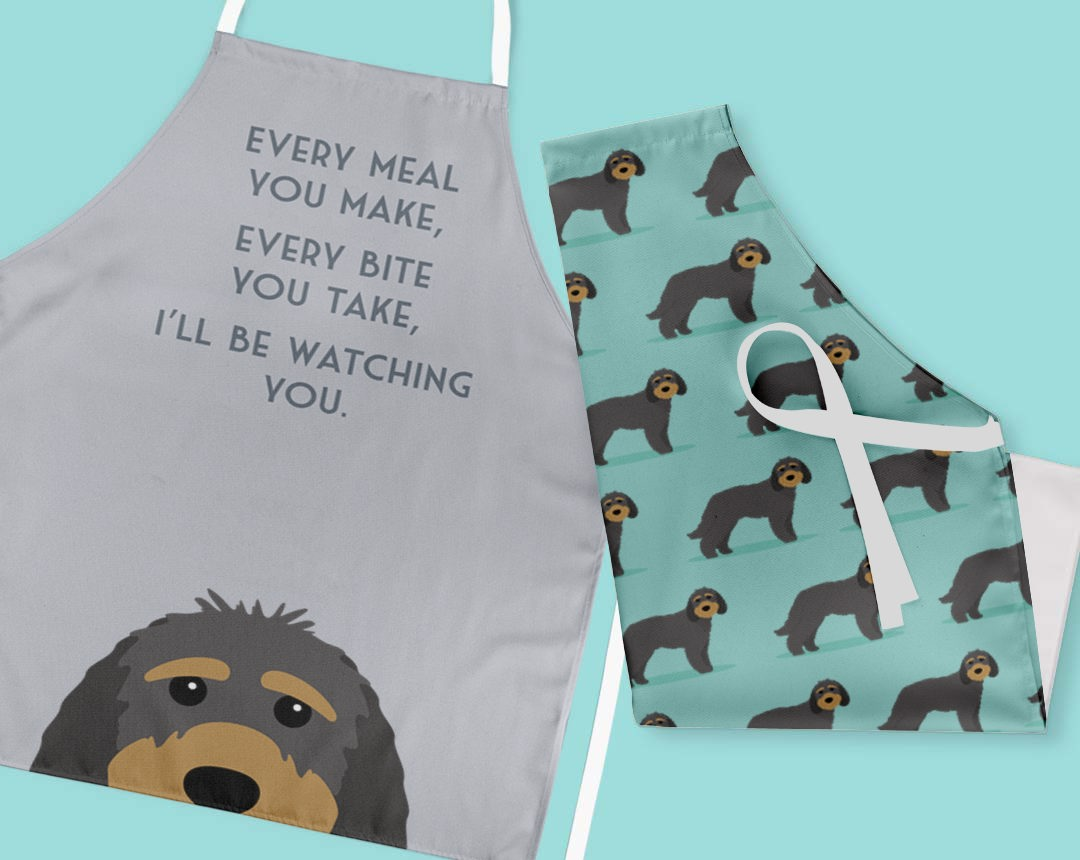 Two Personalized Aprons 