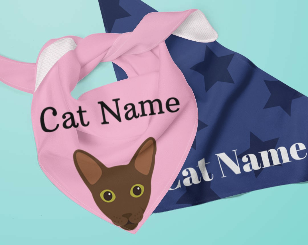 Personalised Cat Bandanas