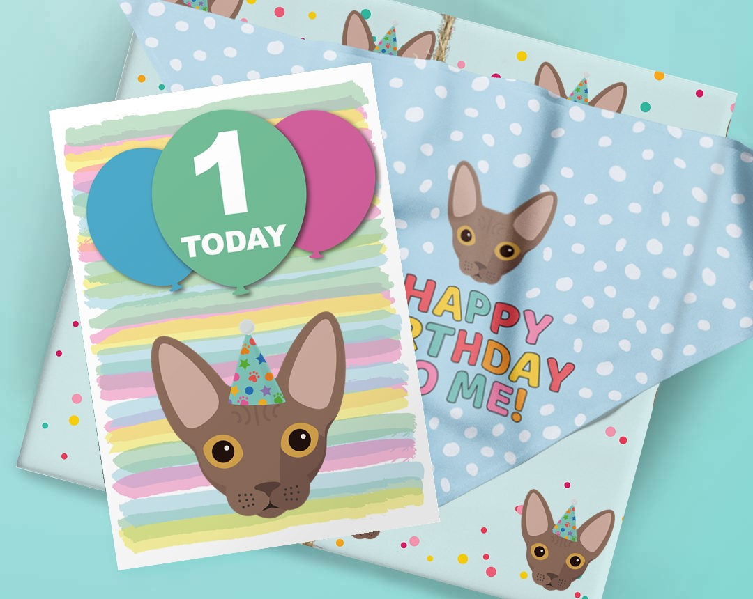 Personalised Cat Birthday Cards 