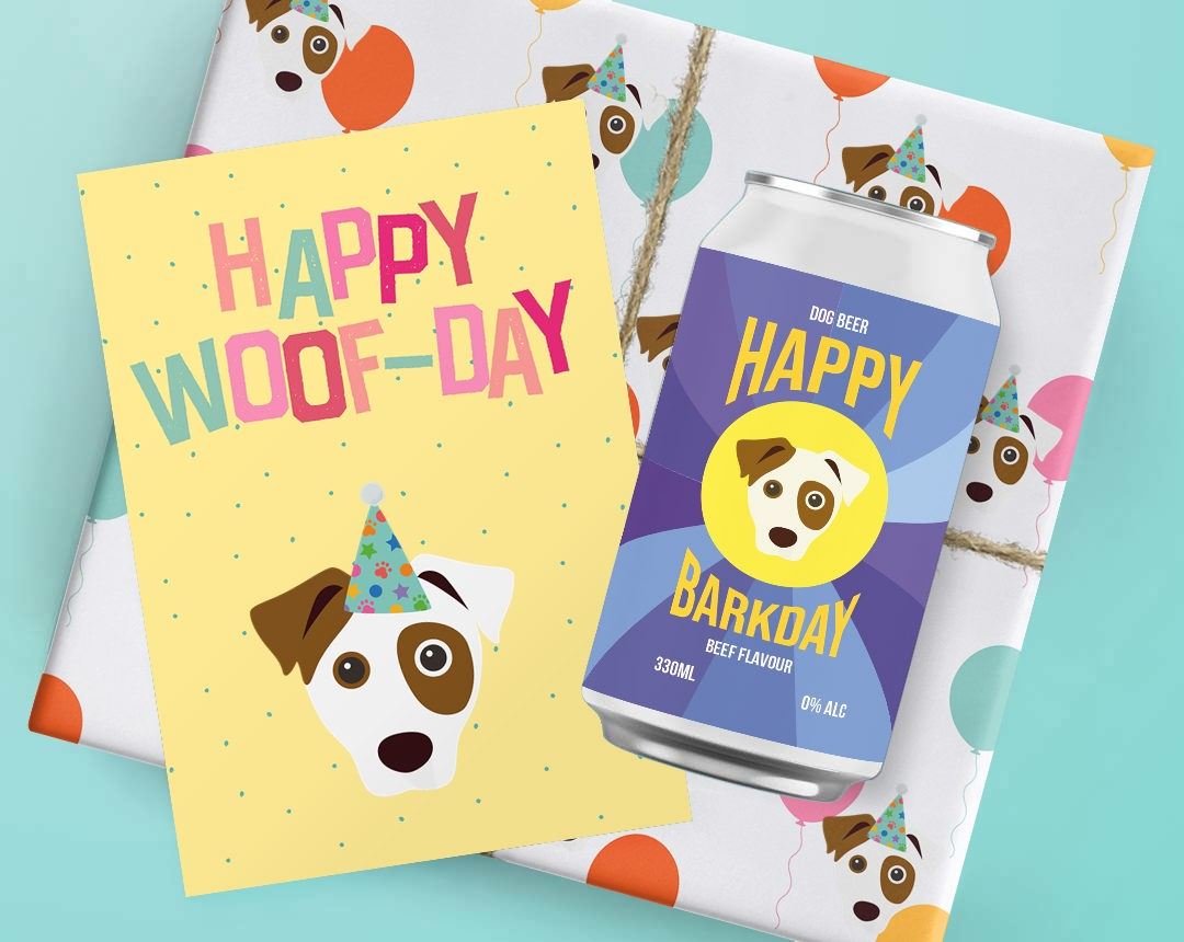 Personalized birthday gifts featuring your dog