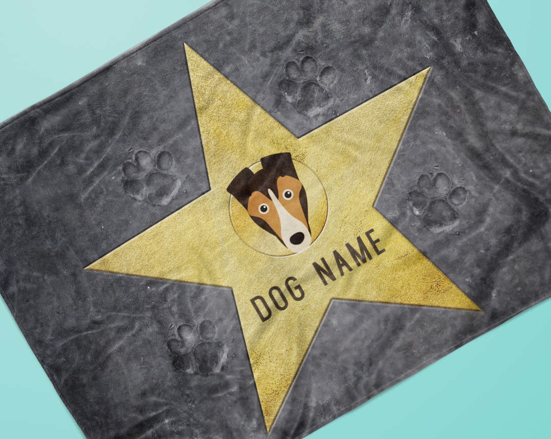 Personalised dog blanket