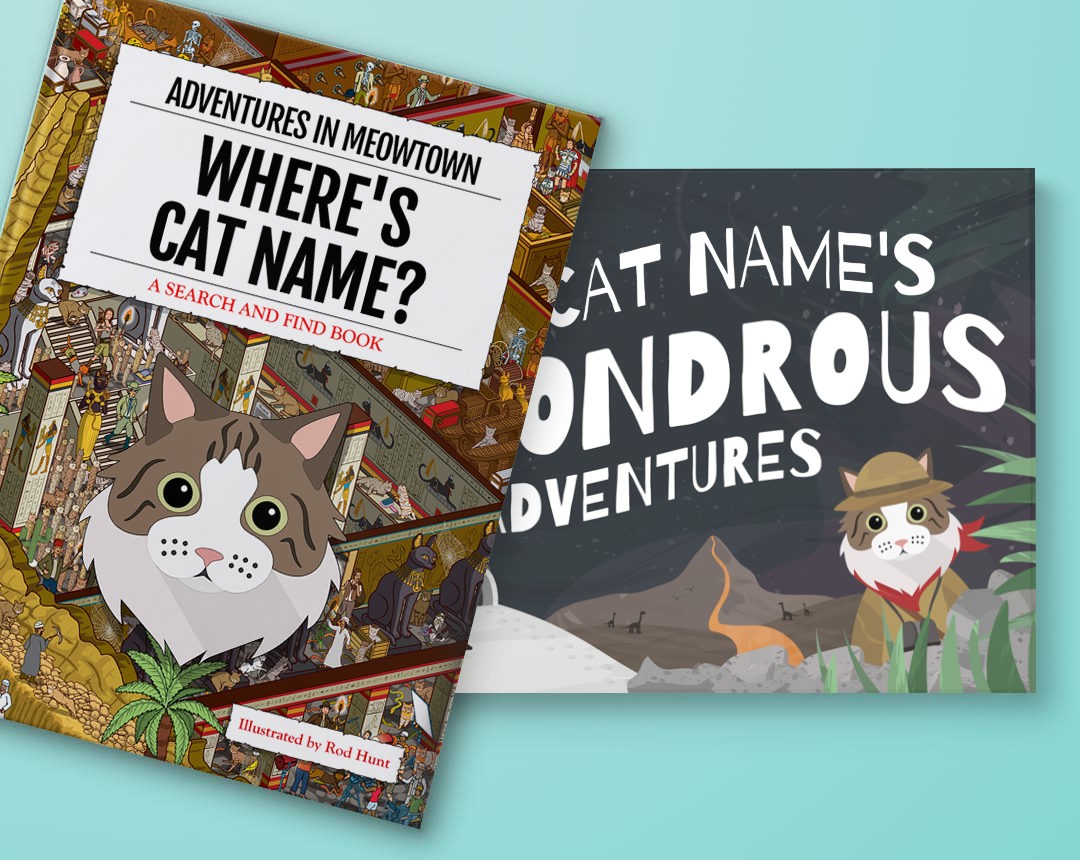 Personalized Books featuring your Cat