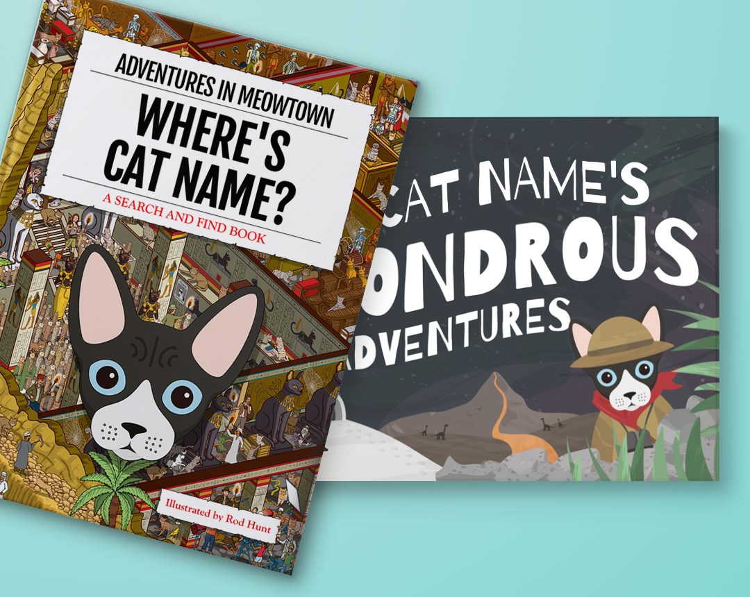 Personalized Books featuring your Cat