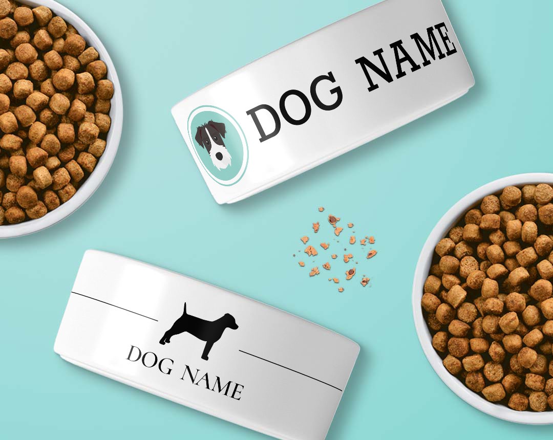 Personalised dog bowls