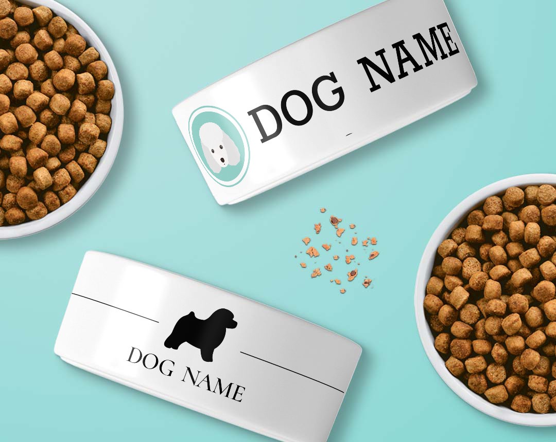 Personalised dog bowls