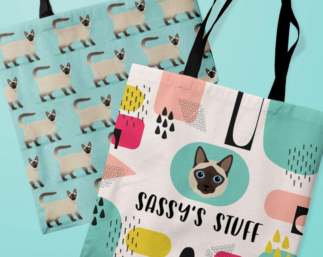 Personalized Bags featuring your Cat
