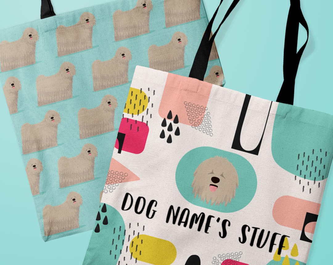 Personalized Dog Canvas Bags