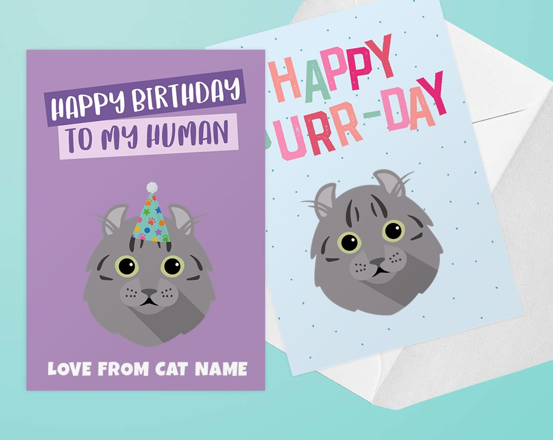 Personalised Cat Cards
