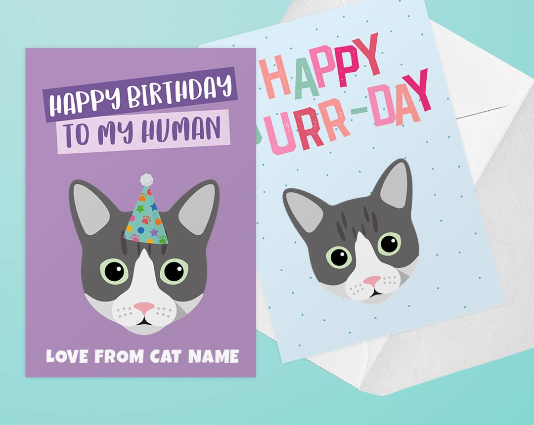 Personalised Cat Cards