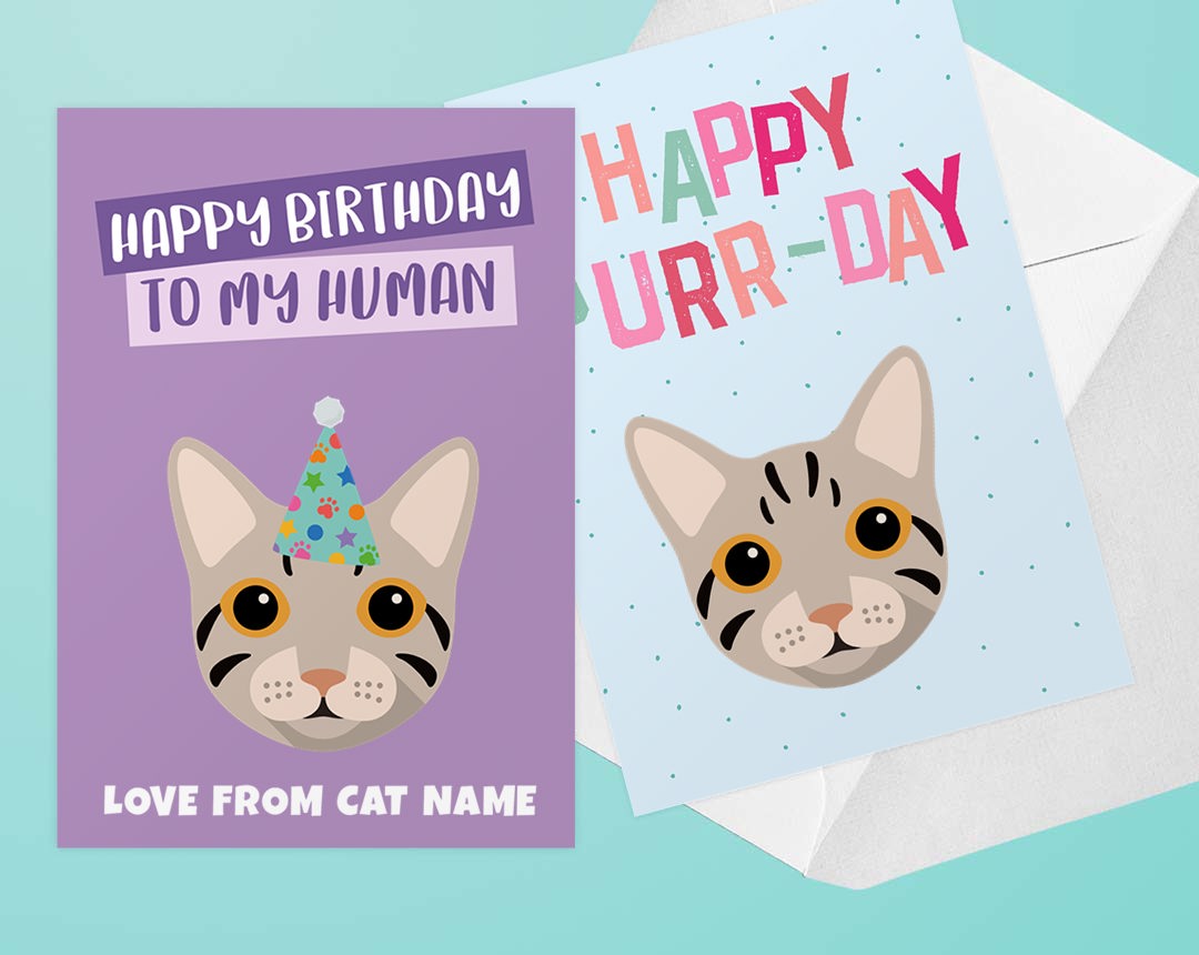 Personalised Cat Cards