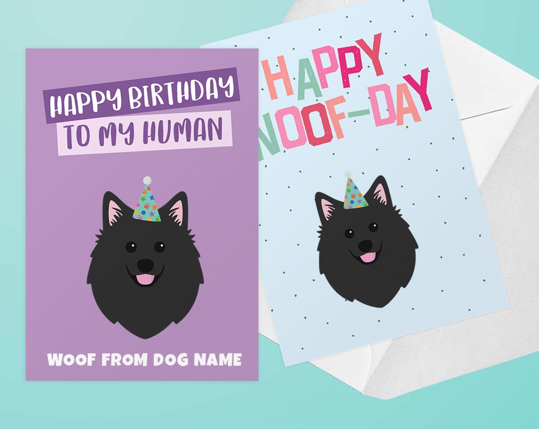 Two Personalised Birthday Cards