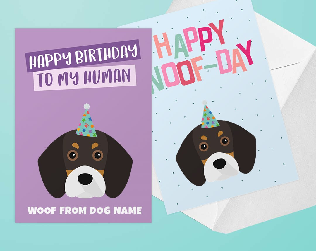 Personalized Dog Cards