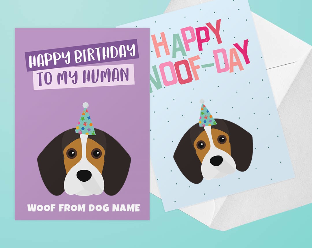 Personalized Dog Cards