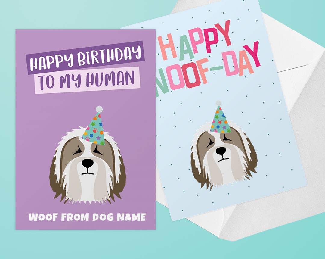 Personalized Dog Cards - Birthday