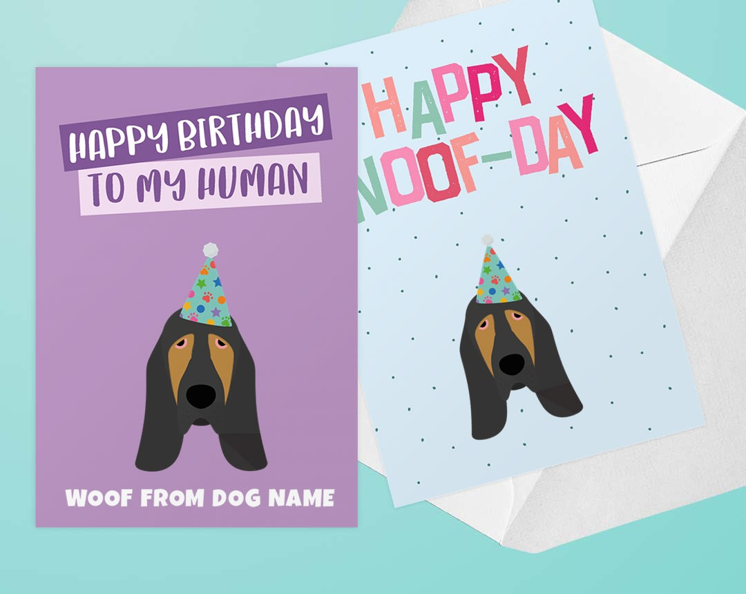 Personalized Dog Cards - Birthday