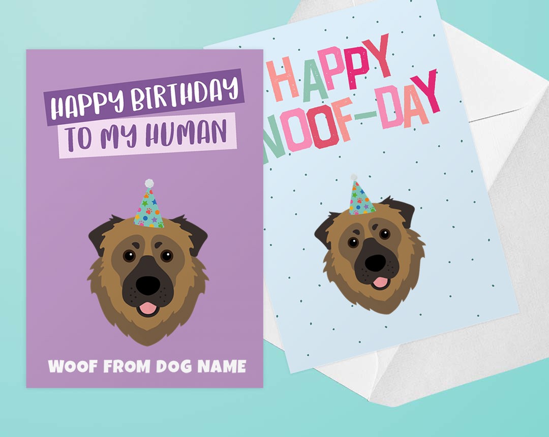 Personalized Dog Cards - Birthday