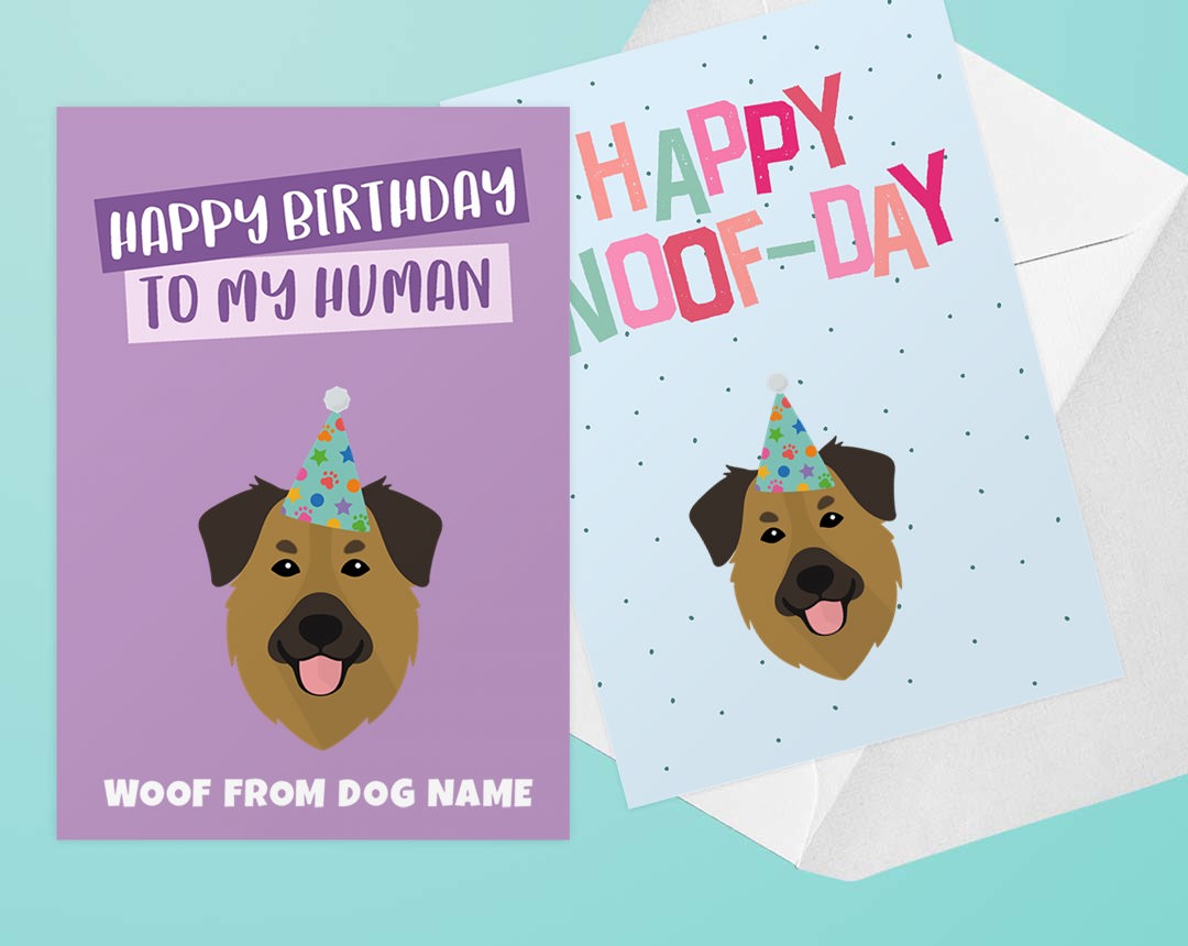 Personalized Dog Cards - Birthday