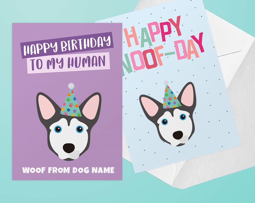 Personalized Dog Cards