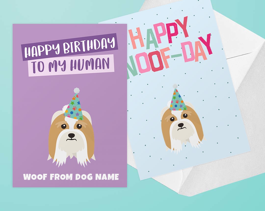 Personalized Dog Cards