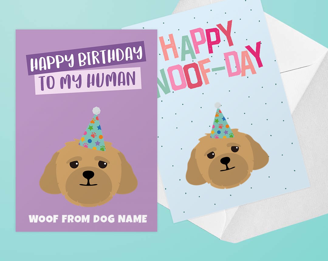 Personalized Dog Cards