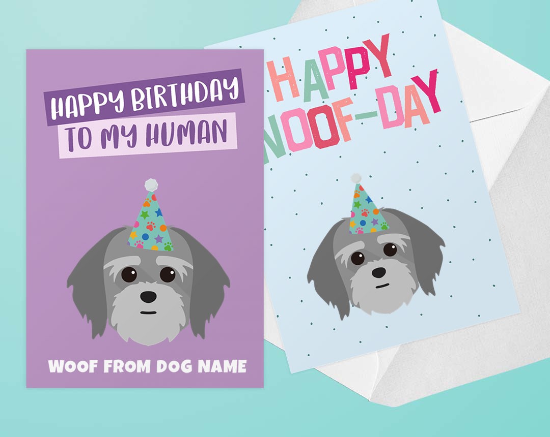 Personalized Dog Cards