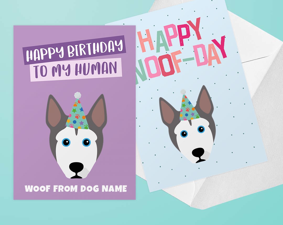 Personalized Dog Cards