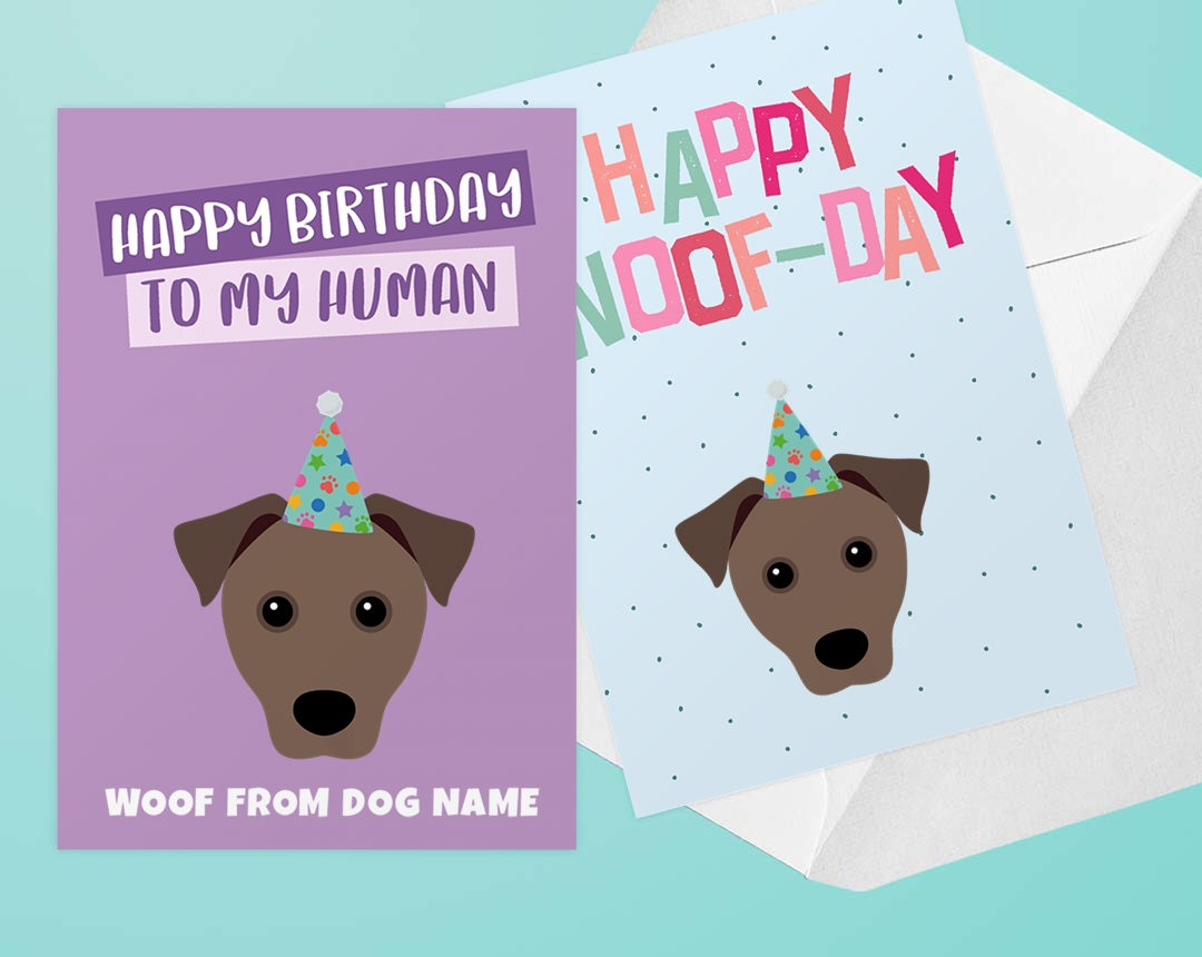 Personalized Dog Cards - Birthday