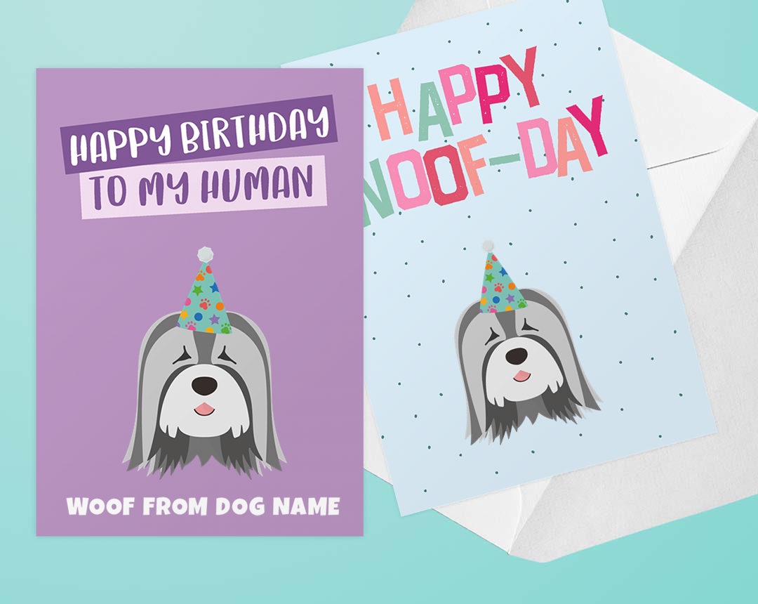 Personalized Dog Cards