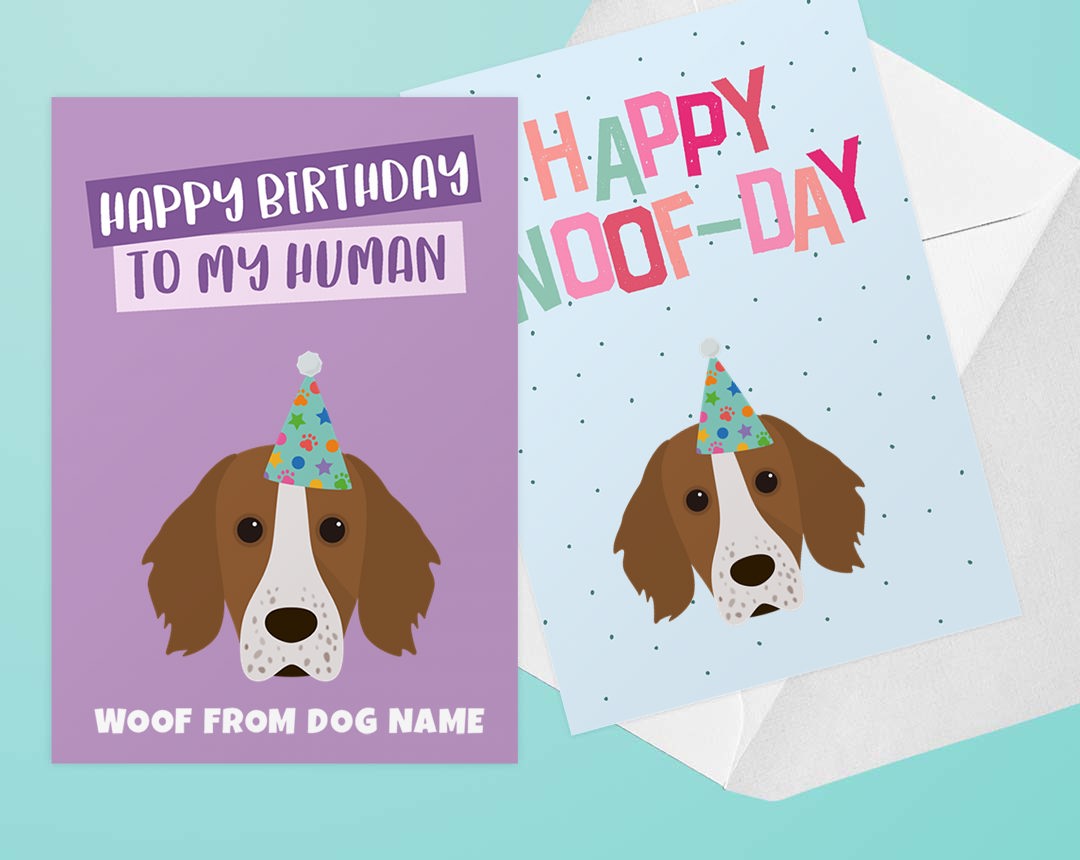 Two Personalised Birthday Cards