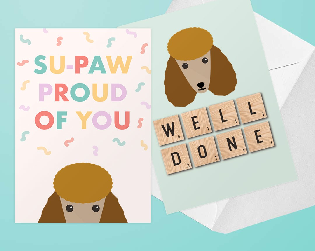 Personalized Dog Cards - Congratulations Cards