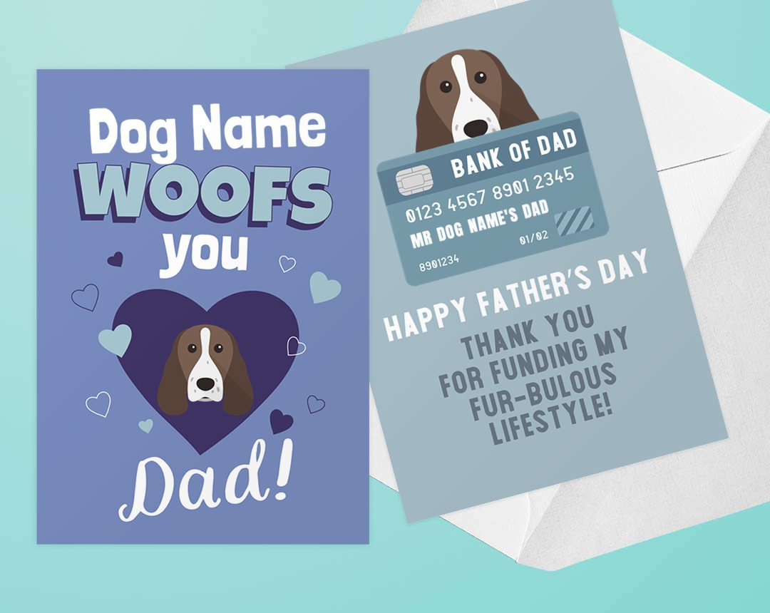 Cards for dog dads on fathers day