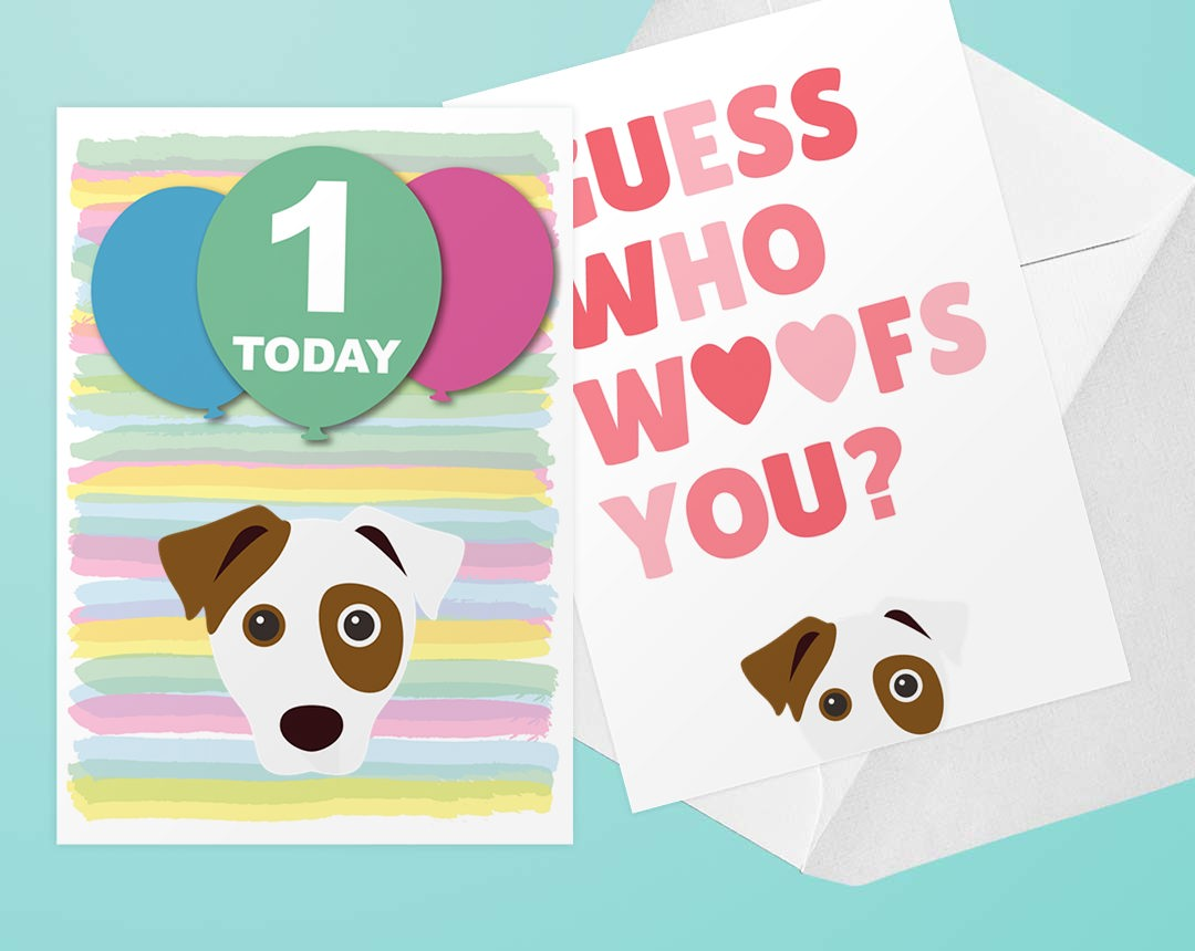 Personalised Dog Cards