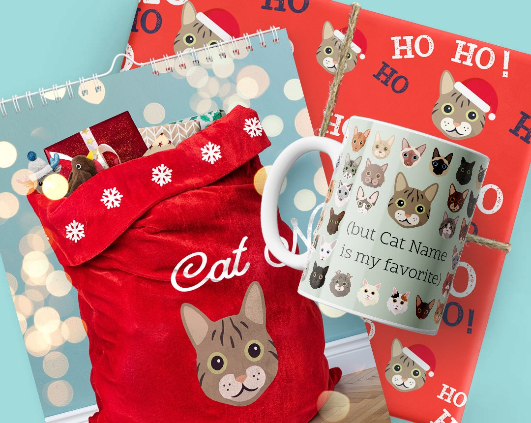 Personalised Christmas Best Selling Cat Gifts 