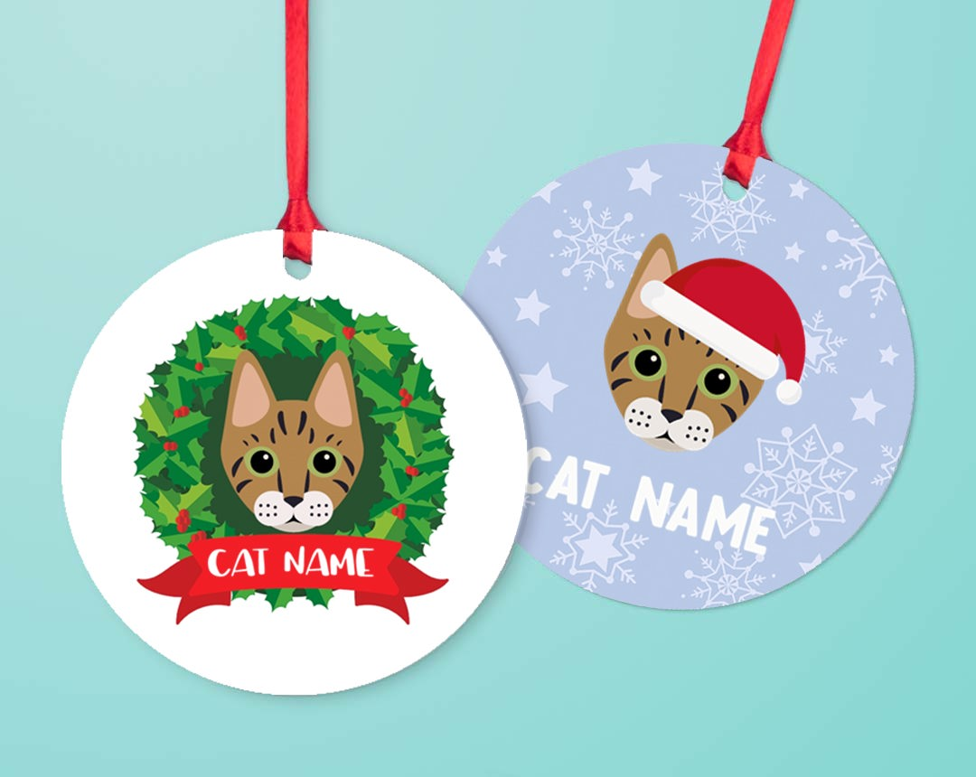 Personalized Cat Tree Decorations