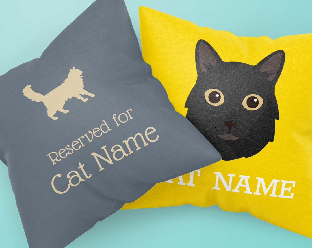 Personalised Cat Cushions