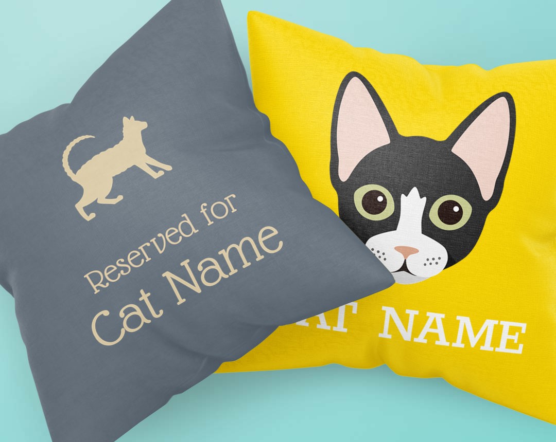 Personalized Pillows featuring your Cat