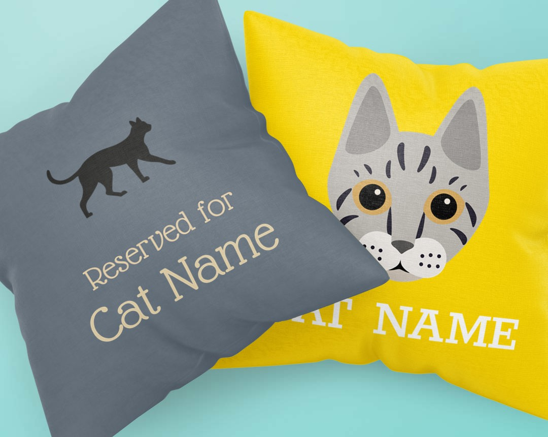 Personalized Cat Cushions