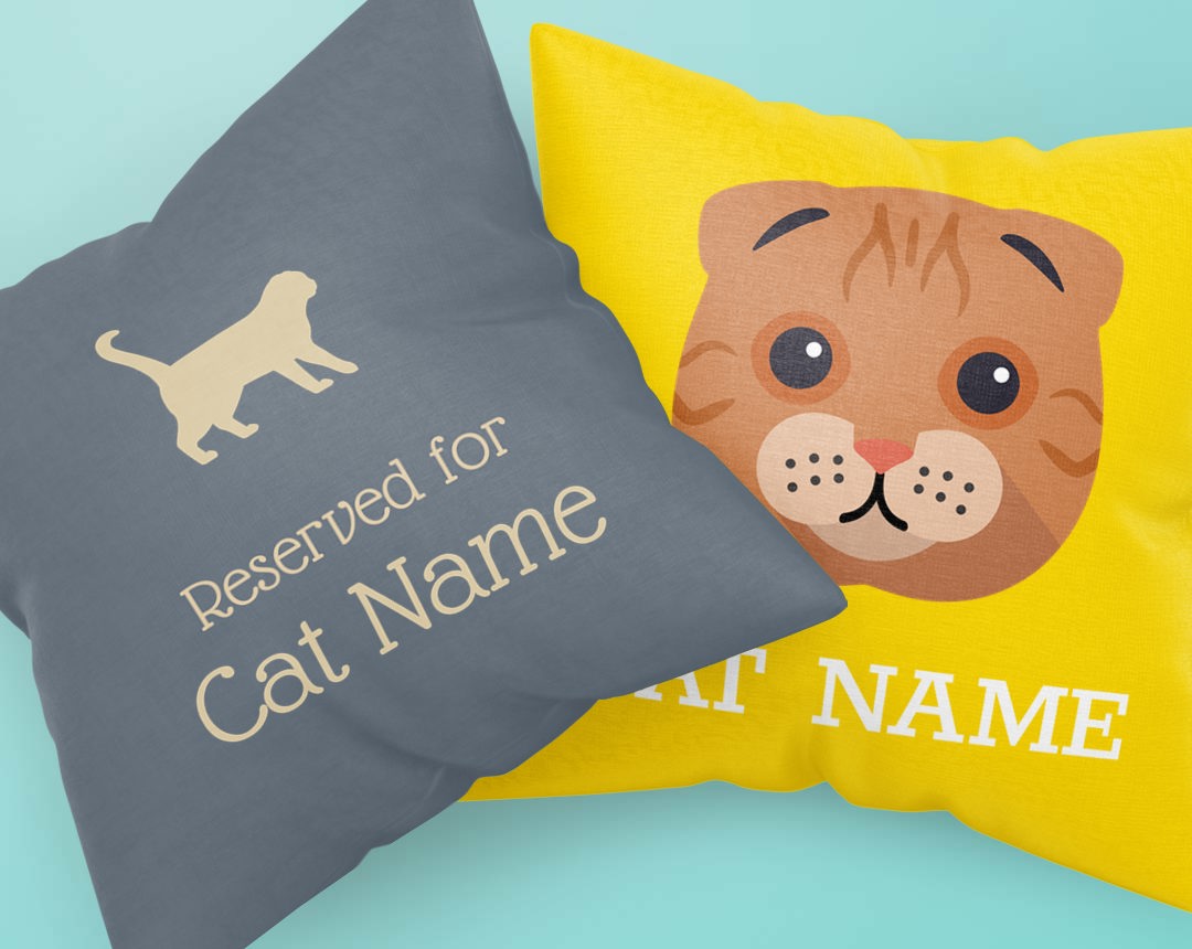 Personalized Pillows featuring your Cat